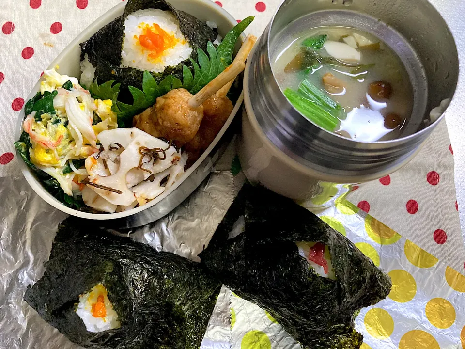 Snapdishの料理写真:2月25日　春うらら弁当🍙🍱|sakuramochiさん