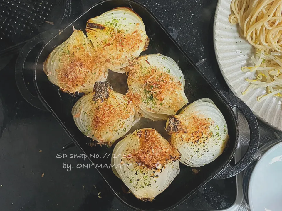 新玉ねぎのグリル焼き|ONI*MAMA*さん