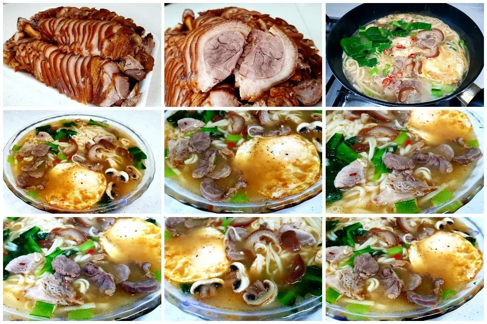 noodle soup with braised ham hock|steven z.y.さん