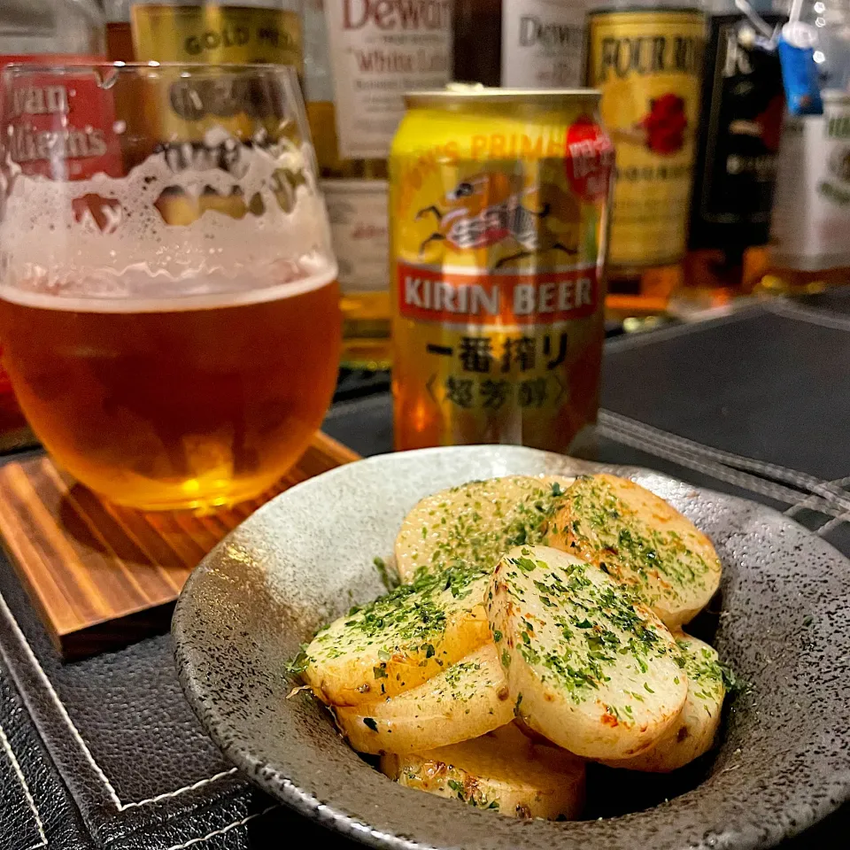 山芋の魚醤バター焼き|たけさん