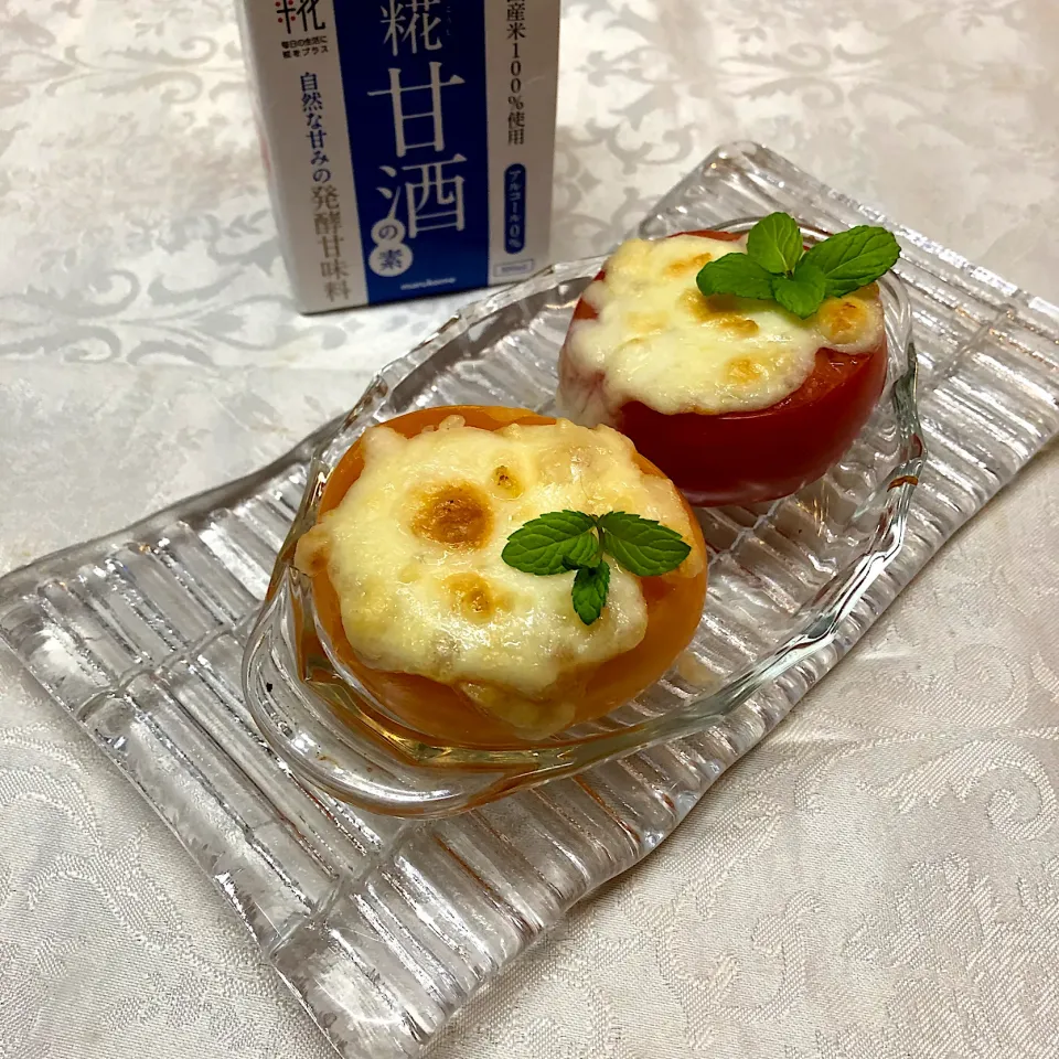 Snapdishの料理写真:henryさんの料理 ☆HM de トマトチーズカップケーキ☆|henryさん