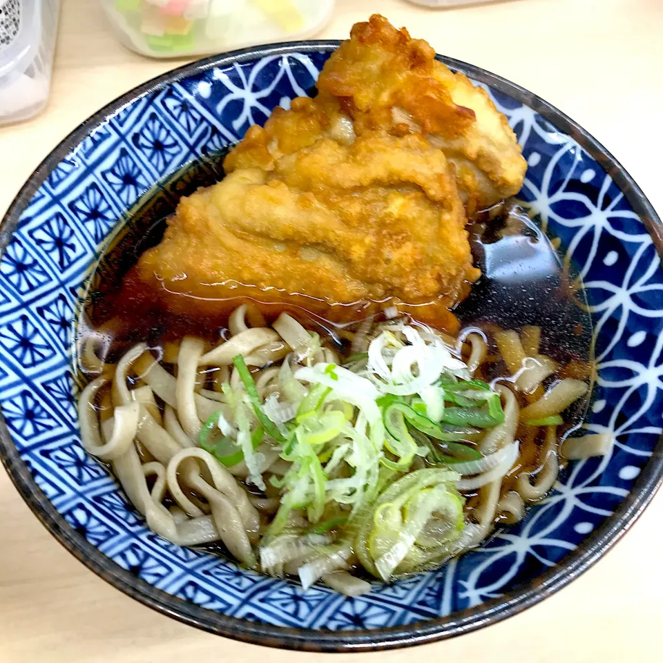 雑賀屋名物 鶏天極上太麺そば@雑賀屋|morimi32さん