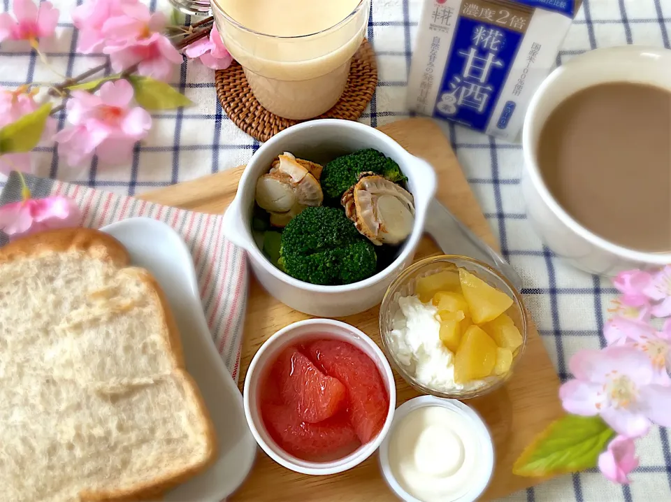 甘酒プラスの朝ごはん|ゆみさん