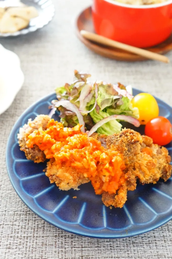 ジビエ料理！エゾシカ肉のミラノ風カツ|ちいさなしあわせキッチンさん