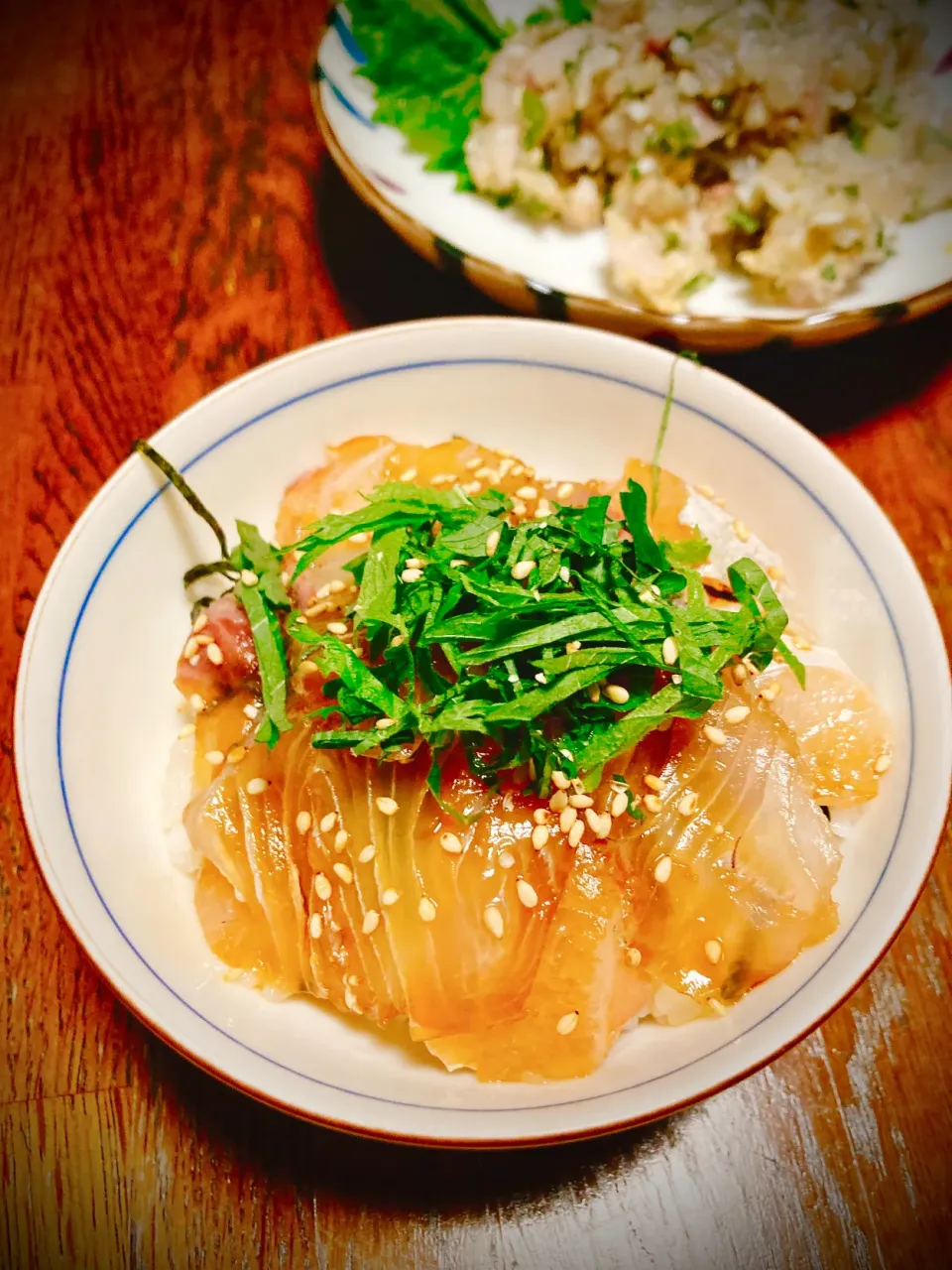 カンパチの漬け丼|白のパンダさん