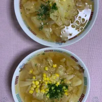 Snapdishの料理写真:ラーメン晩ごはん~(^^)♡|Mieco 12943さん