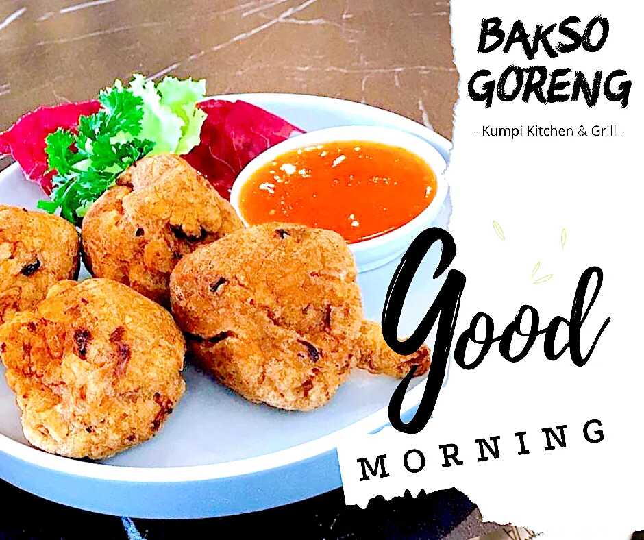 Bakso Goreng / fried meatballs by @kumpikitchenandgrill Bali|Kumpi Kitchen and Grillさん