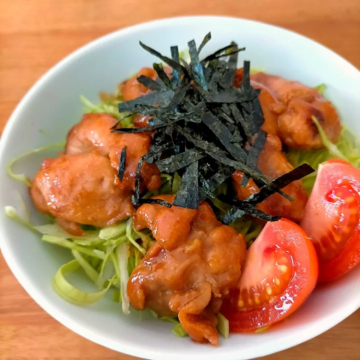 鶏肉の糀甘酒照り煮丼🌸|ゆうこさん