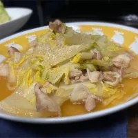 白菜と豚肉のポン酢煮|ねこさん