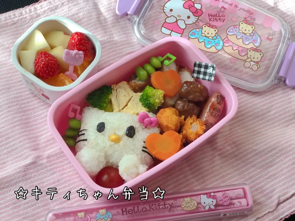 キティちゃん弁当|ゆいすけけさん