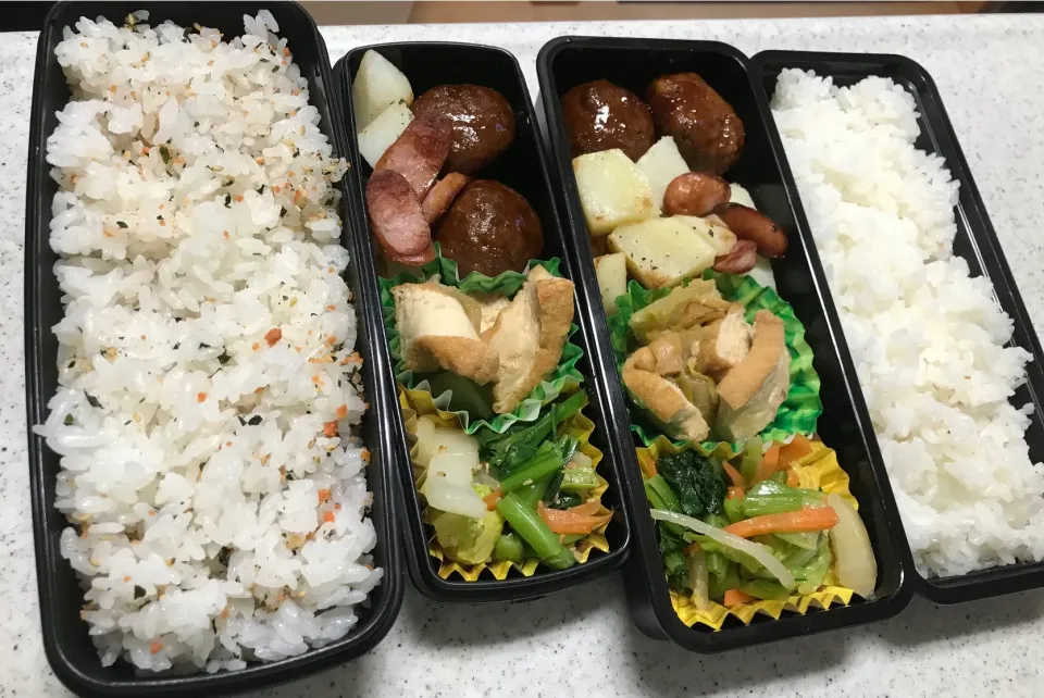 大きめ肉団子とナムル弁当‼︎|こめこさん