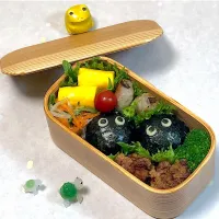 まっくろくろすけ弁当|もみじさん