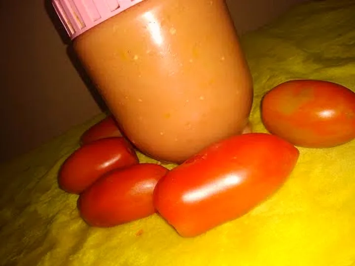 Snapdishの料理写真:tomato paste recipe | how to make tomato paste at home | how to save tomatoes for long time|wali Mohammed tvさん