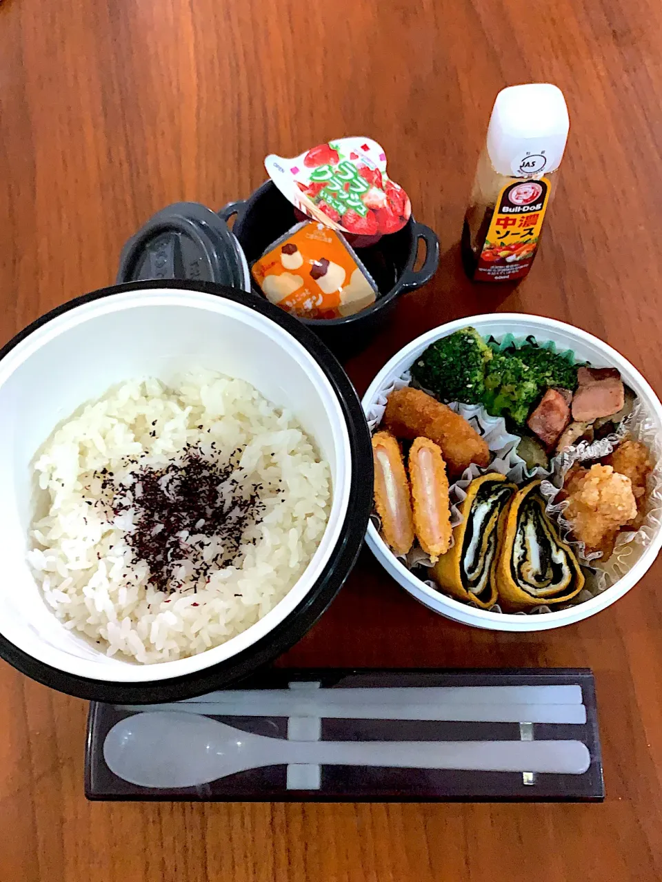 Snapdishの料理写真:2021/3/2 中学1年男子弁当|こうれい母さん