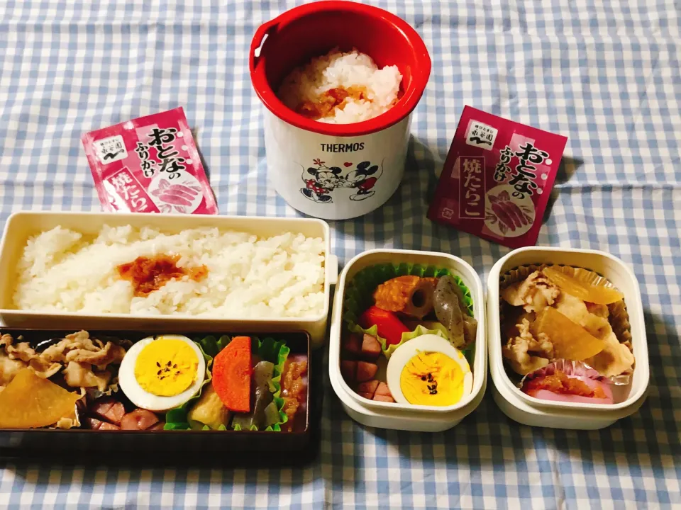 Snapdishの料理写真:2021/03/02(火) 夫弁当＆娘弁当🎵|kiyominさん