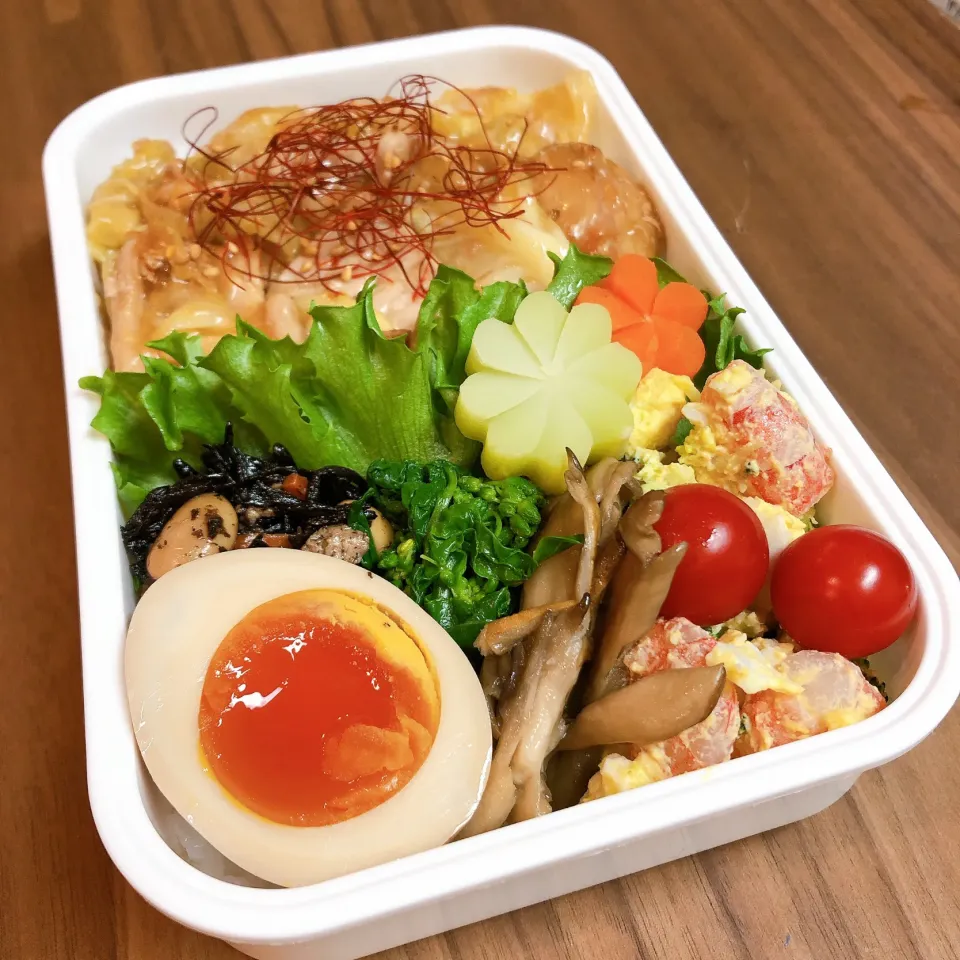 豚肉キャベツの塩ダレ炒め弁当|emichococo625さん