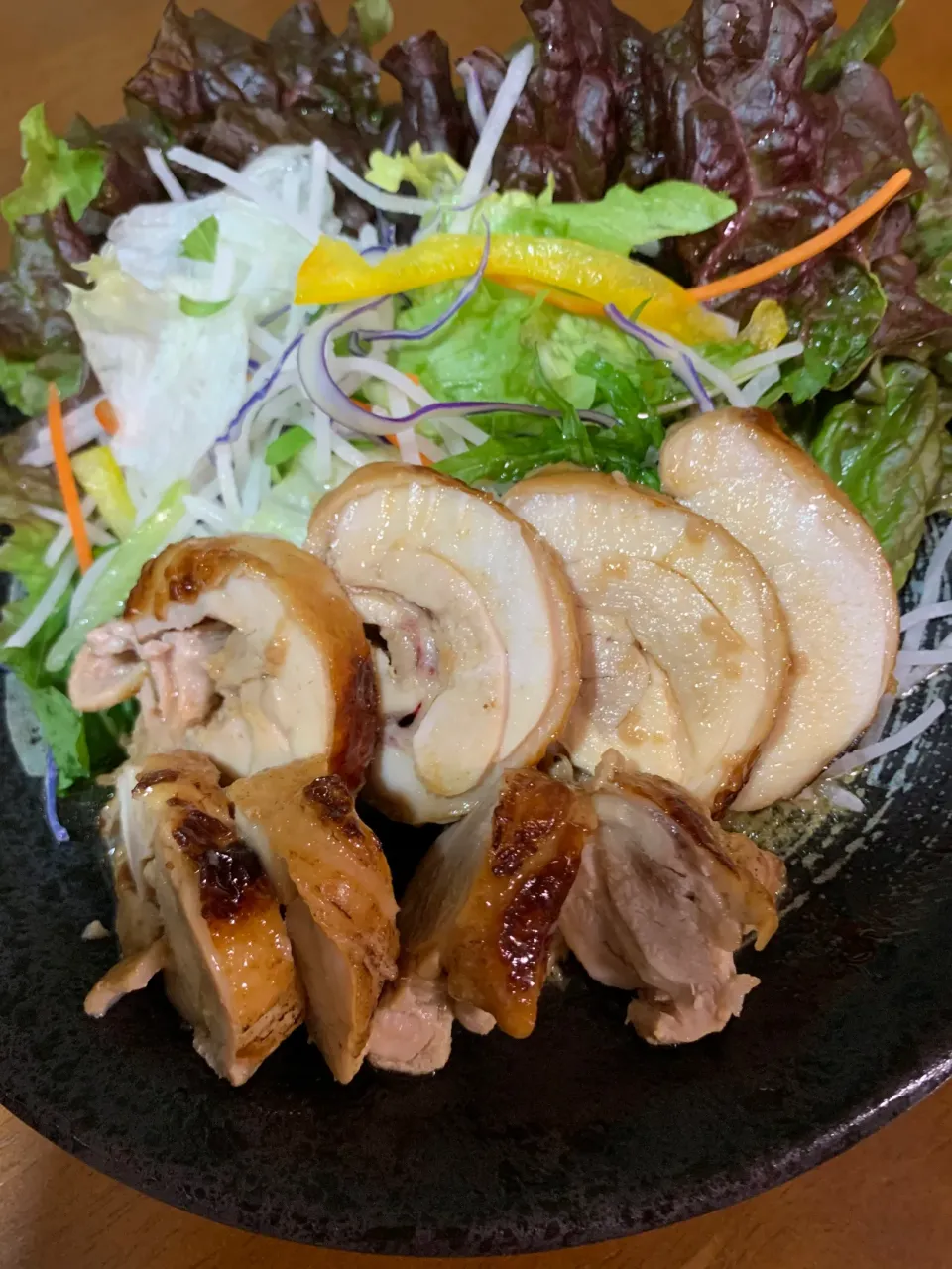 鳥チャーシューの照り焼きです。|レモンさん