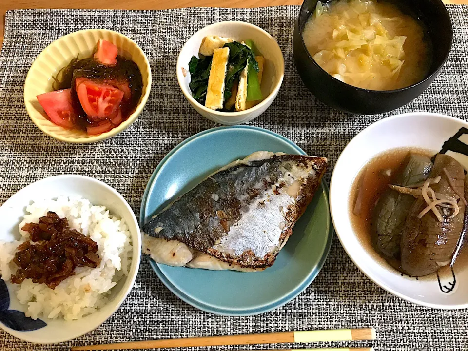 さわらの粕漬け定食|おーたけさん