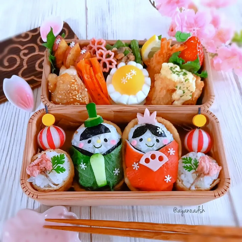 ひなまつり🎎おいなりさん弁当|ayano.adshさん