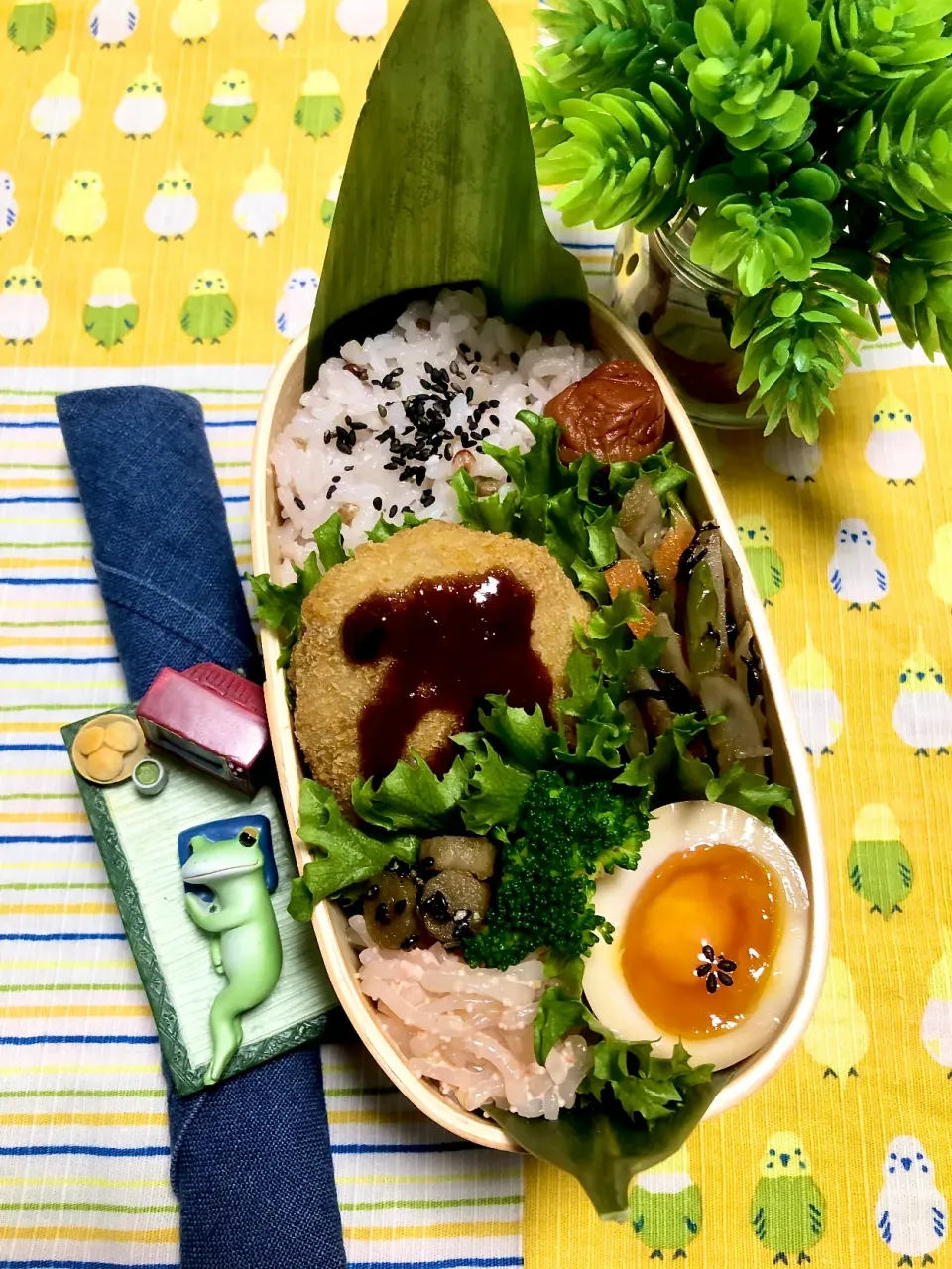 Snapdishの料理写真:本日の娘弁🍱🥔|chiezooさん