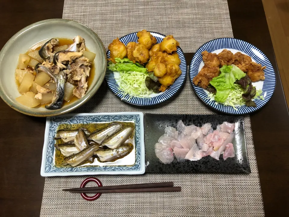 Snapdishの料理写真:今夜の夕食です。|ヒロミ🏝🏝🏝🌺🏄🌊🐬🏄‍♀️🏄‍♂️🍹🐠👙🌺さん