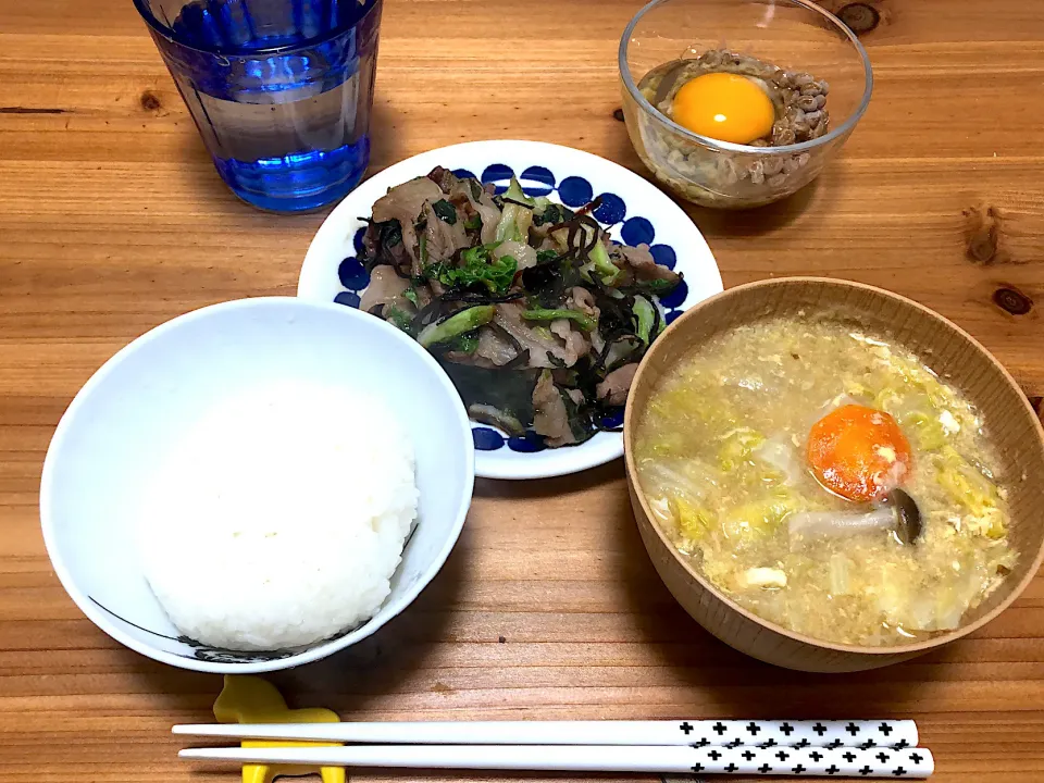 豚肉と大葉の塩昆布炒め|saknさん