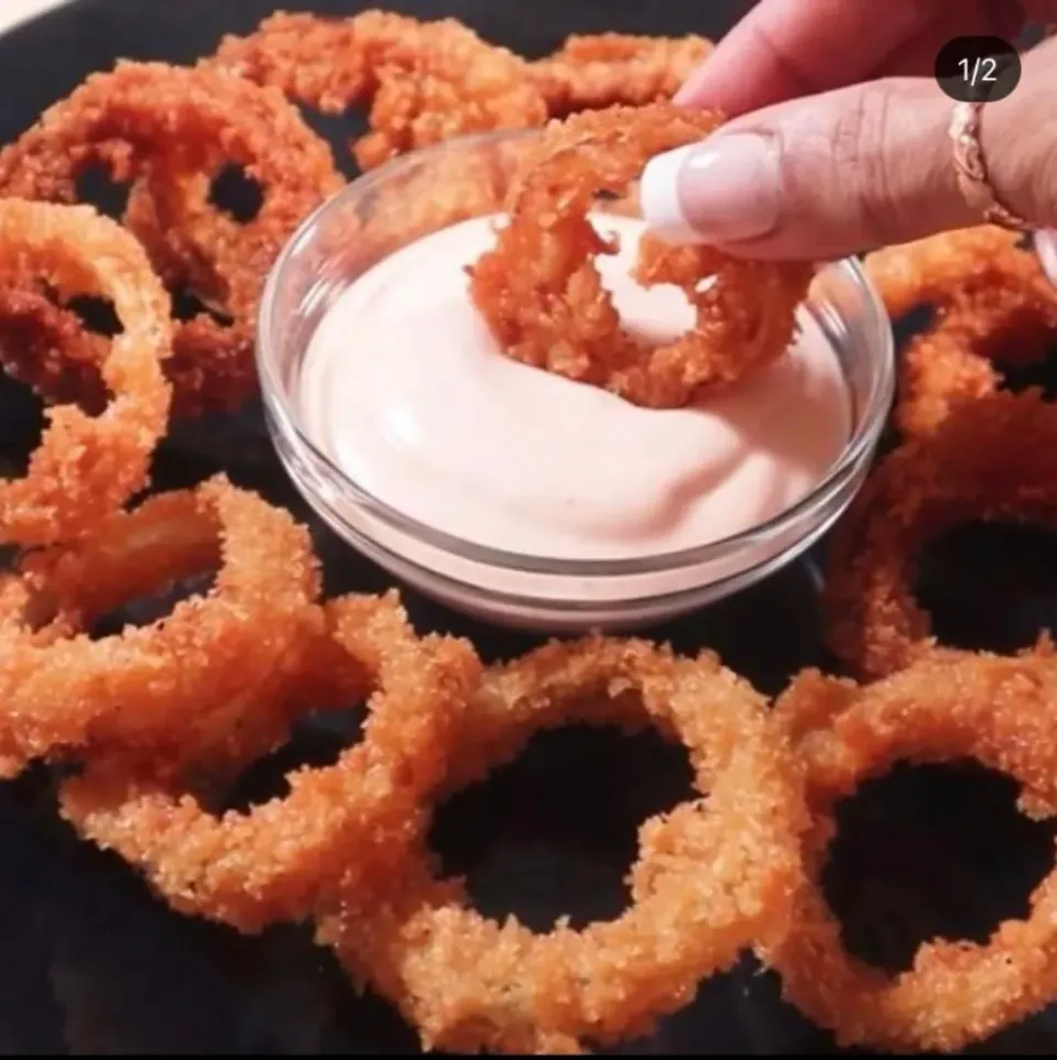 Panko Onion Rings|Dine With Nusratさん