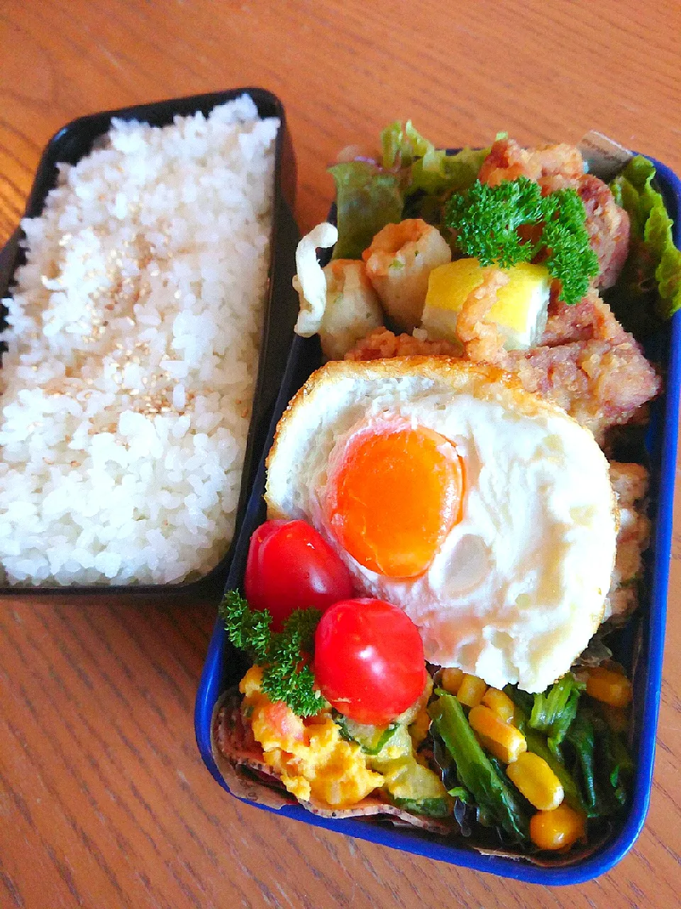 Snapdishの料理写真:息子のお弁当🎵 2021.3.3|mayumiさん