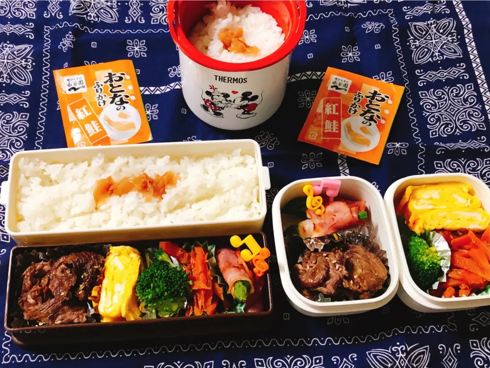 Snapdishの料理写真:2021/03/03(水) 夫弁当＆娘弁当🎵|kiyominさん