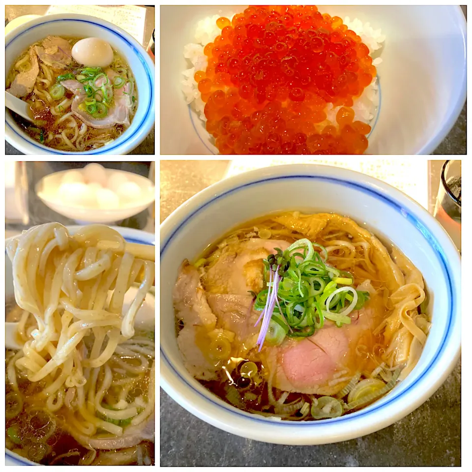 醤油ラーメン、いくらご飯付き@駄目な隣人(人形町)|yoooochanさん