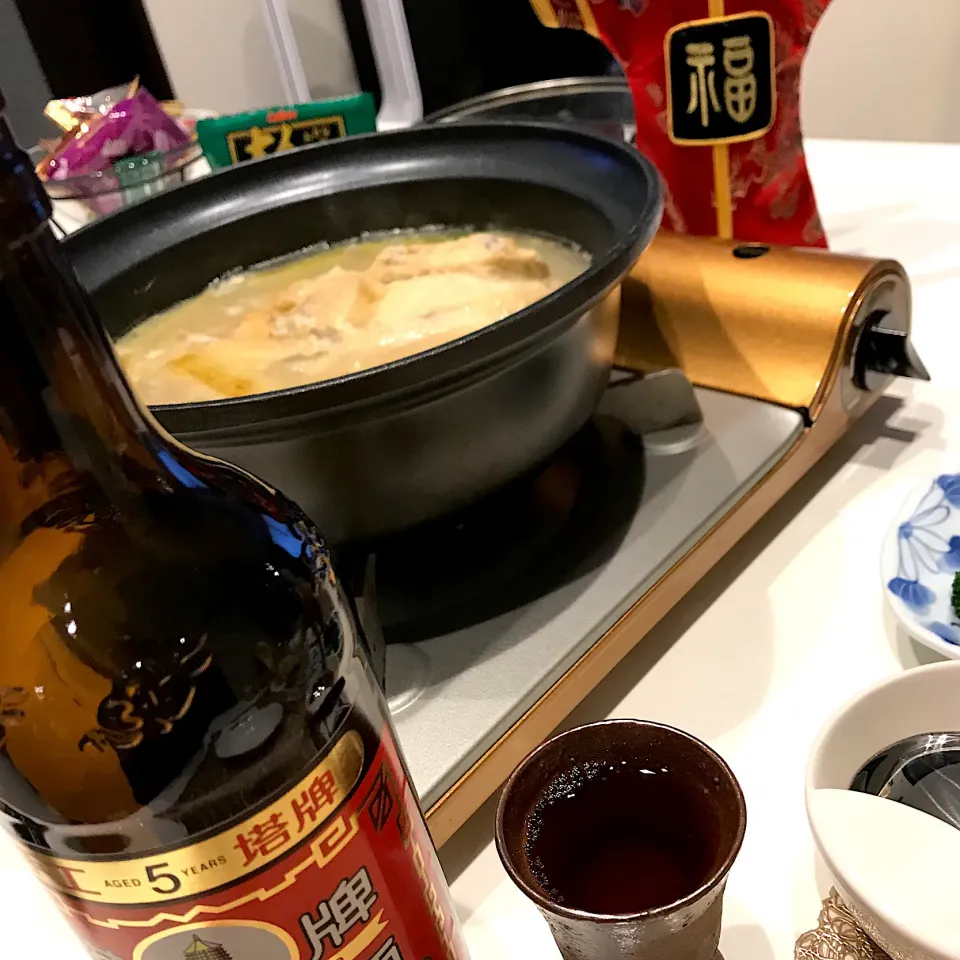 紹興酒で参鶏湯🍲➰🥂|ナムナムさん