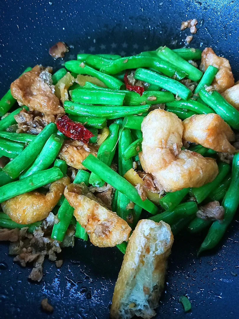 Vegetarian Sichuan Pork and Beans 😋🤤|Fatmamaさん