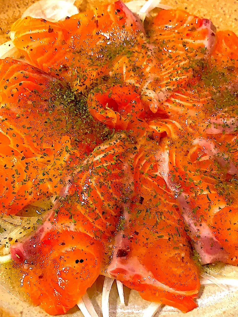 サーモンのカルパッチョ2|玉川 敦さん