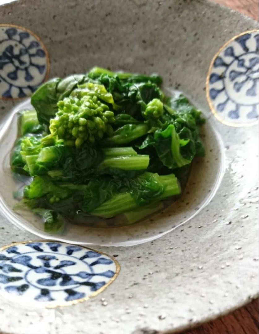 アッチさんの料理 菜の花のつゆだくおひたし|とだともさん