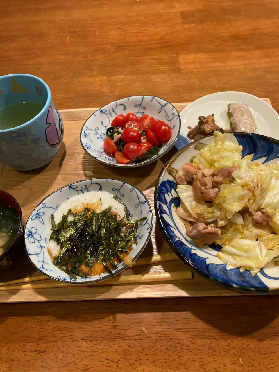 チキンとキャベツの炒め物|なつこいっきママさん