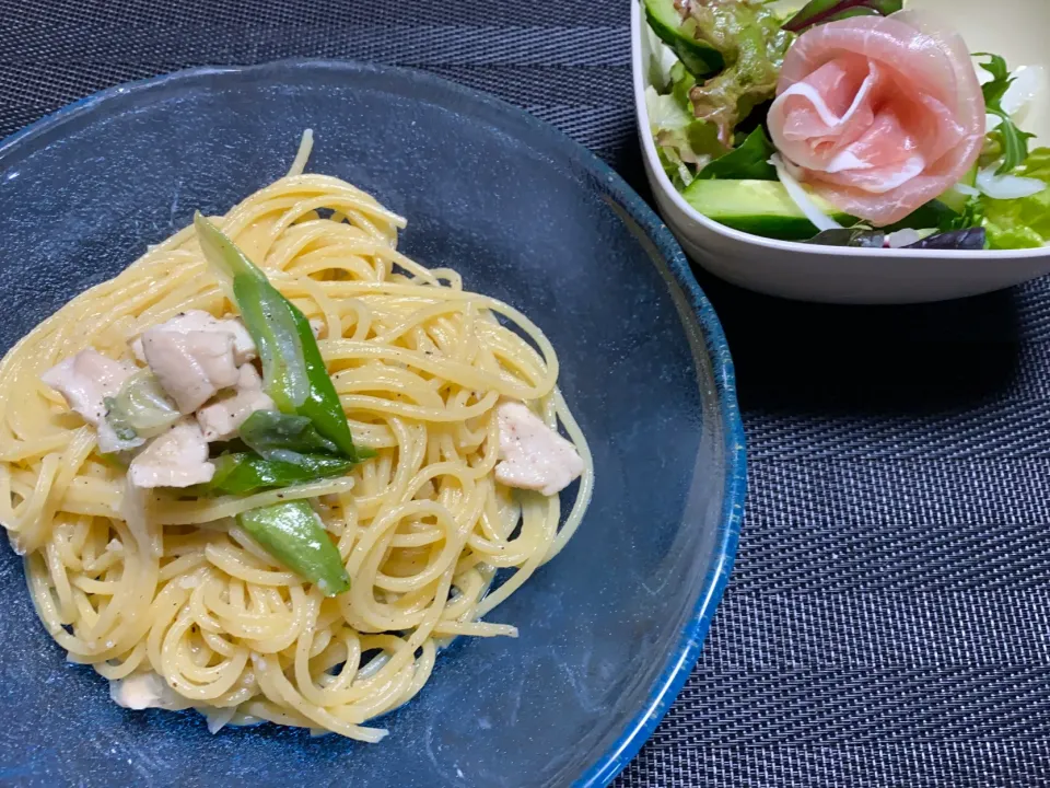 トリぺぺ〜鶏肉と長ネギのペペロンチーノ|acoさん