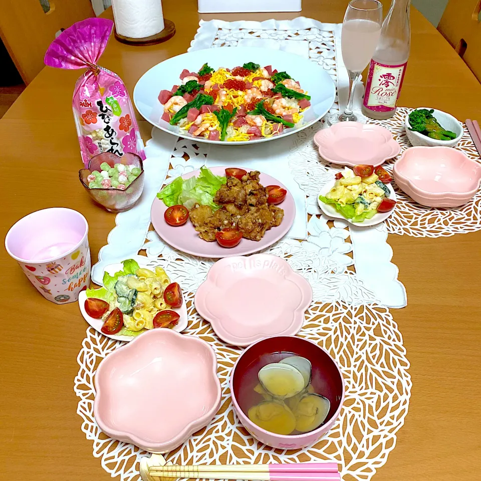 Snapdishの料理写真:ひな祭り　2021|かなママさん