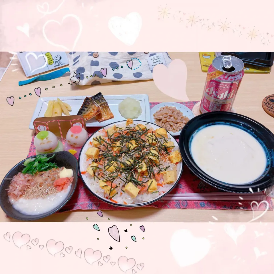 ３／３ ｗｅｄ 晩ごはん🍴＊○°|rinaronarさん