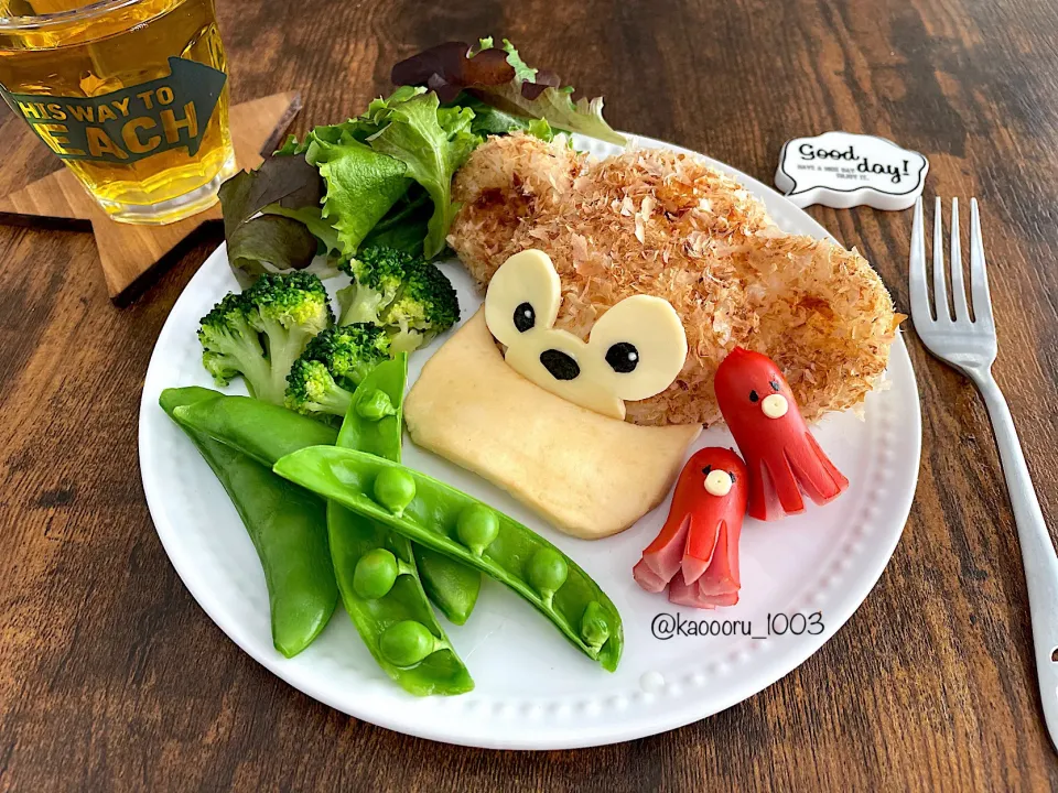 ダッフィーのキャップランチ🍴|かおるさん