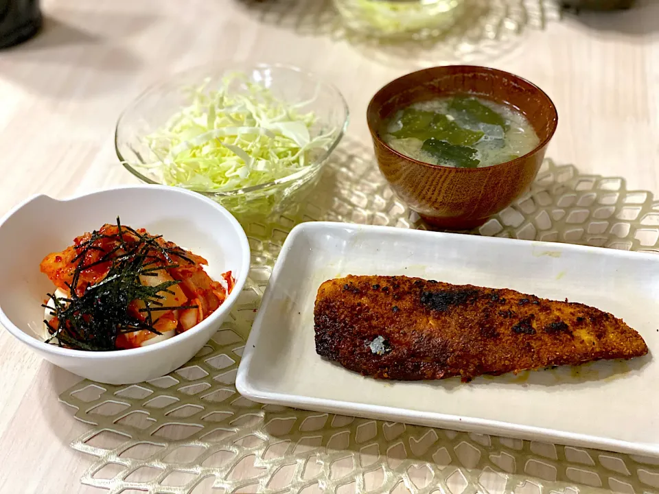 鯖のパン粉焼き（カレー風味）|ひろさんとゆりさんさん