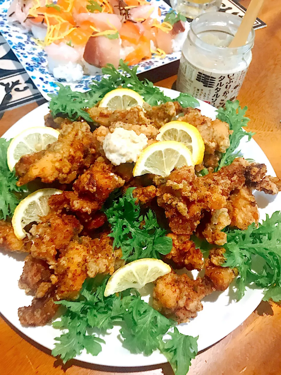 ✧︎塩麹とアオサの唐揚げ‼︎( ´◡͐︎`)|🌼はなちゃん🌼さん