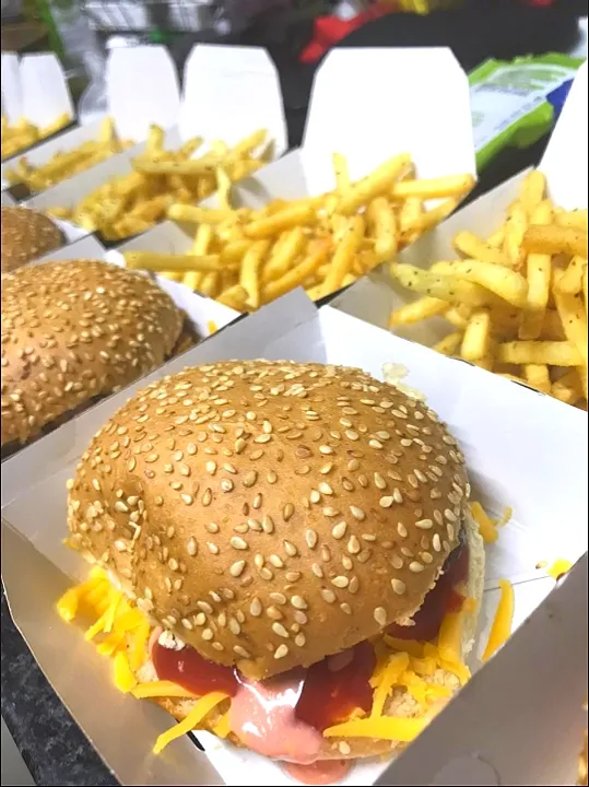 ham and cheese burger|Siviwe Chef Chainzさん