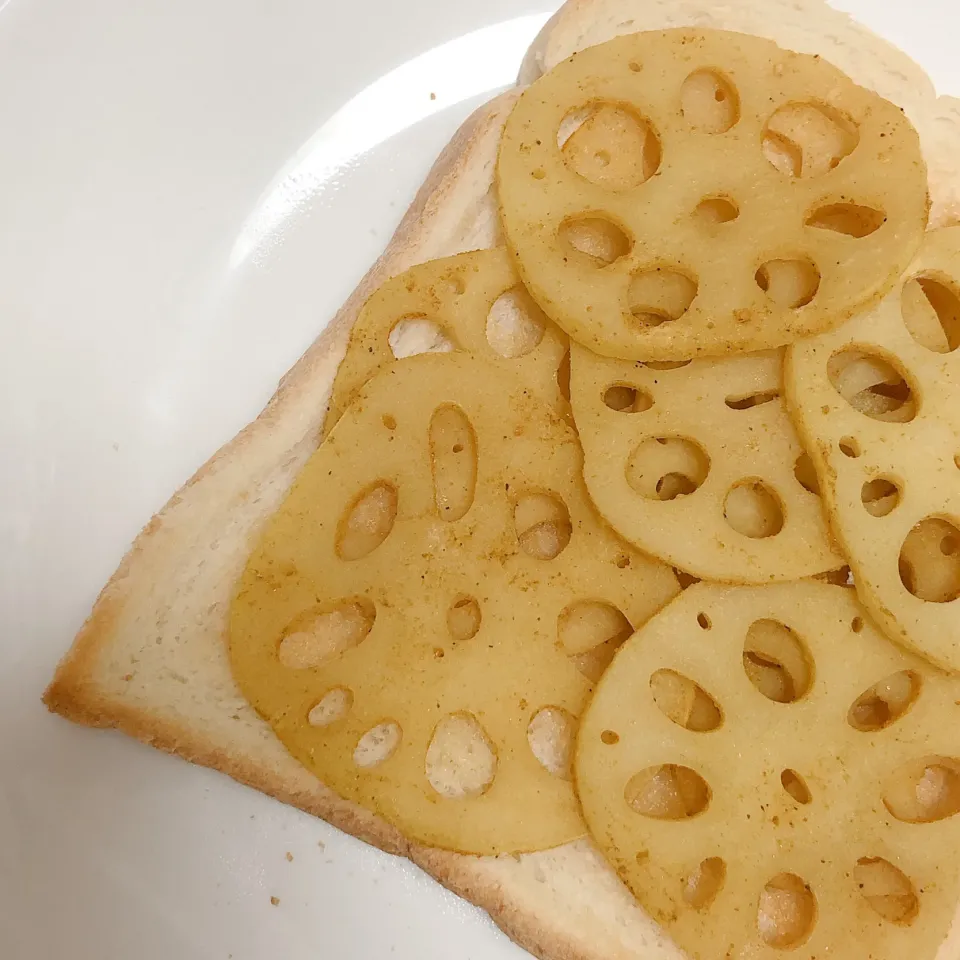 カレーれんこんトースト|みぃさん