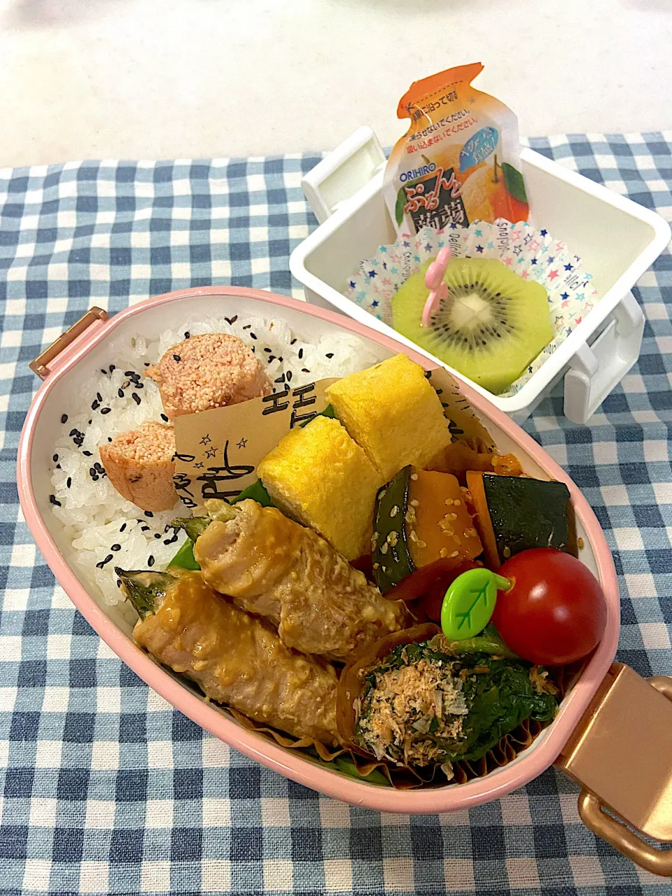 Snapdishの料理写真:中学生娘のお弁当|りんご✖️2さん