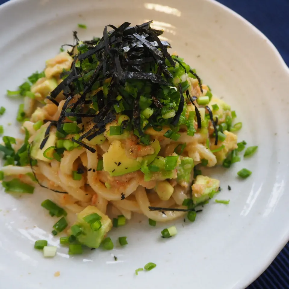 アボカド明太子うどん|natuさん