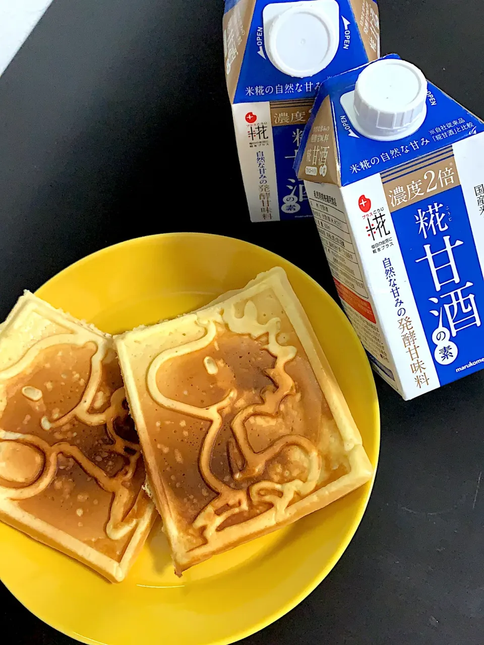 Snapdishの料理写真:糀甘酒でホットケーキ🥞|pipiさん