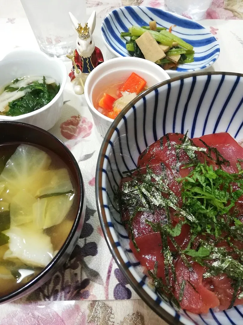 '21,3/4
鉄火丼😋|たえさん