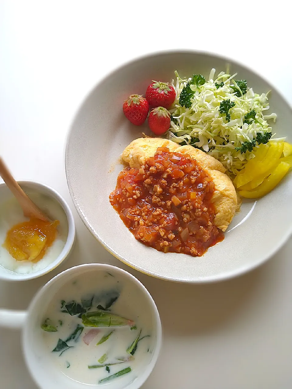 朝ごはん！☁|まめころさん