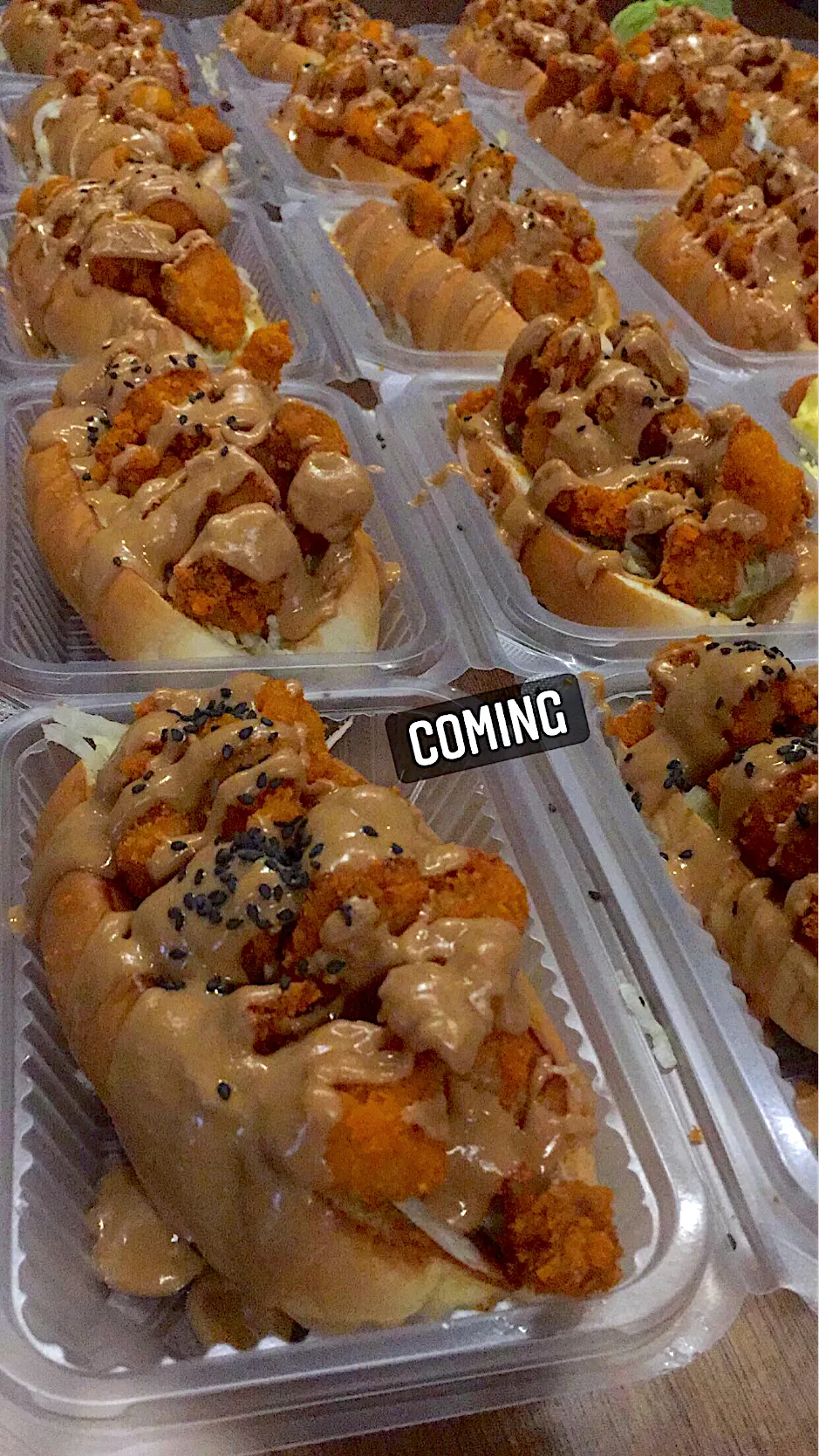 Snapdishの料理写真:Peanut butter popcorn chicken submarine|TiffanyTeoさん