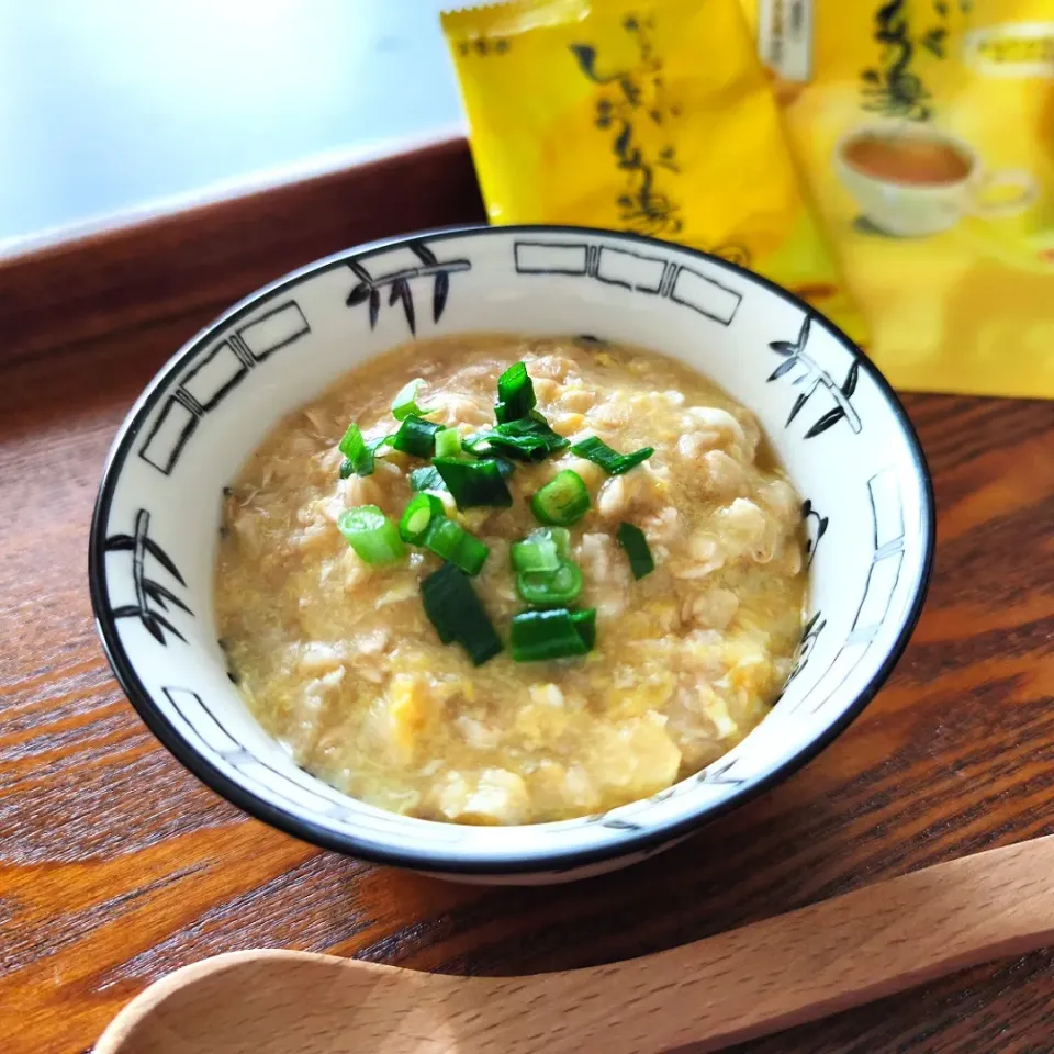 から〜いしょうが湯のオートミール中華粥|マーガリンさん